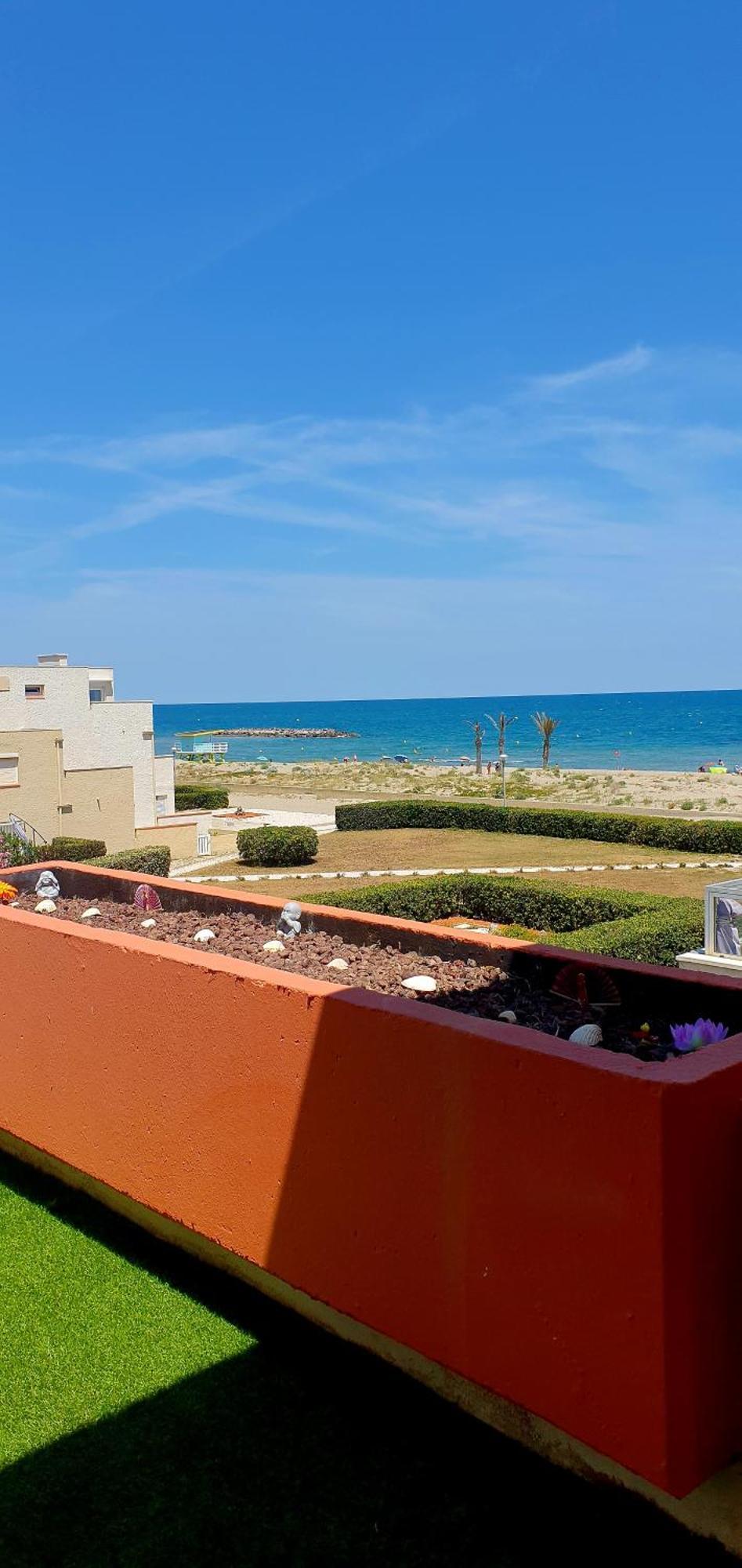 Le Paradis Bleu- Front De Mer - Travaux Recents Le Barcarès Extérieur photo